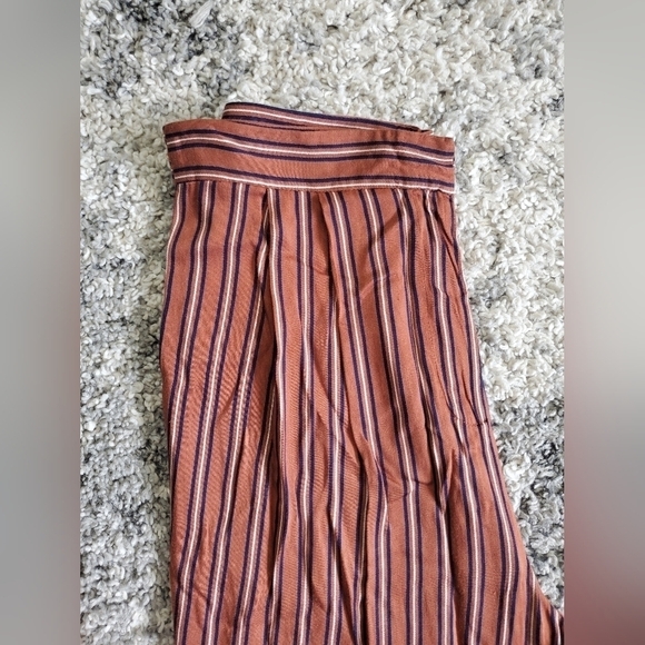 Bundle Only: ASOS Women's Brown Striped Viscose Soft   Casual Pants SZ 8. - Picture 10 of 10